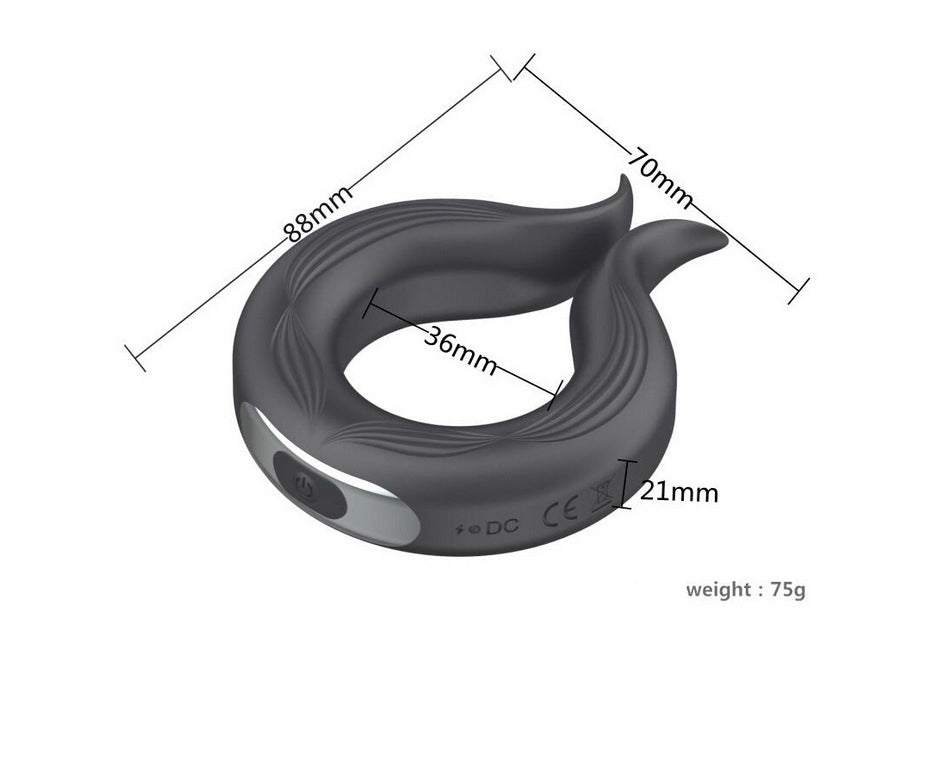 Vibrating Silicone Sperm Ring